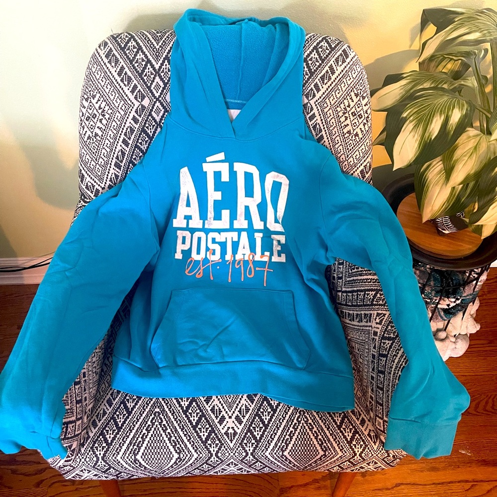 XL Aeropostale blue hoodie